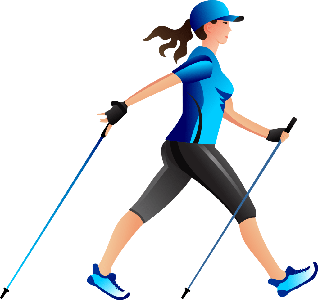 marcha nordica en valencia con carol carballo