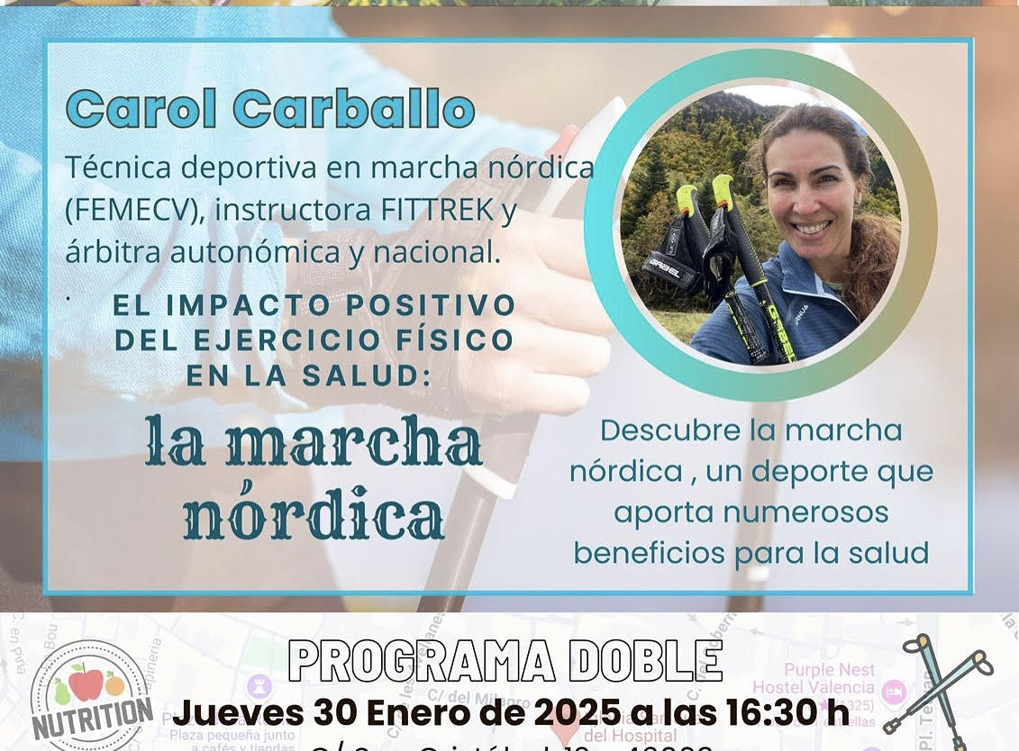 Charla marcha nórdica y salud